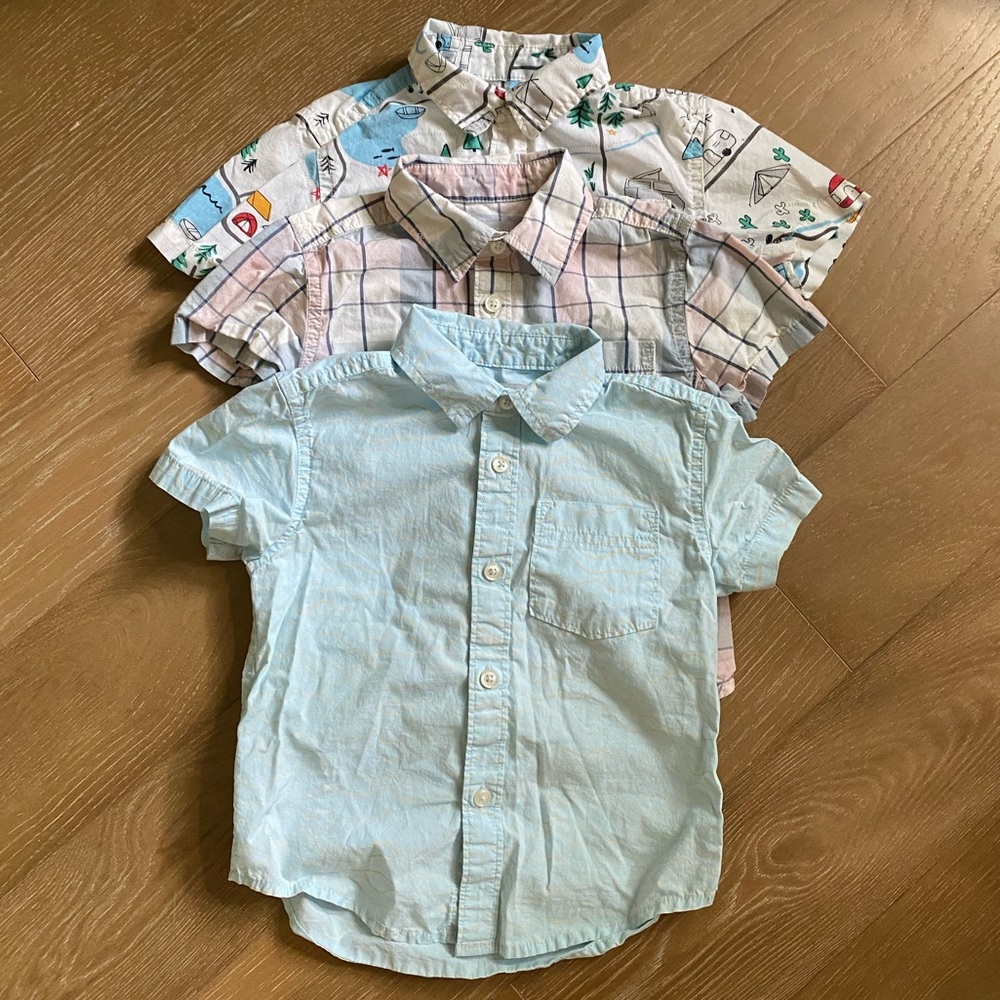 Set of three toddler Nordstrom collared shirts